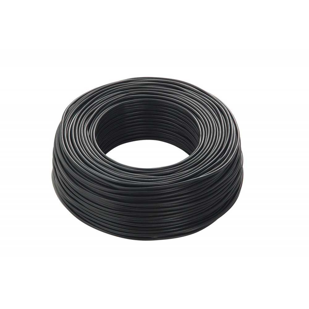 Electric Cable N07V-K - 4 mmq - Black - Sold by the metre