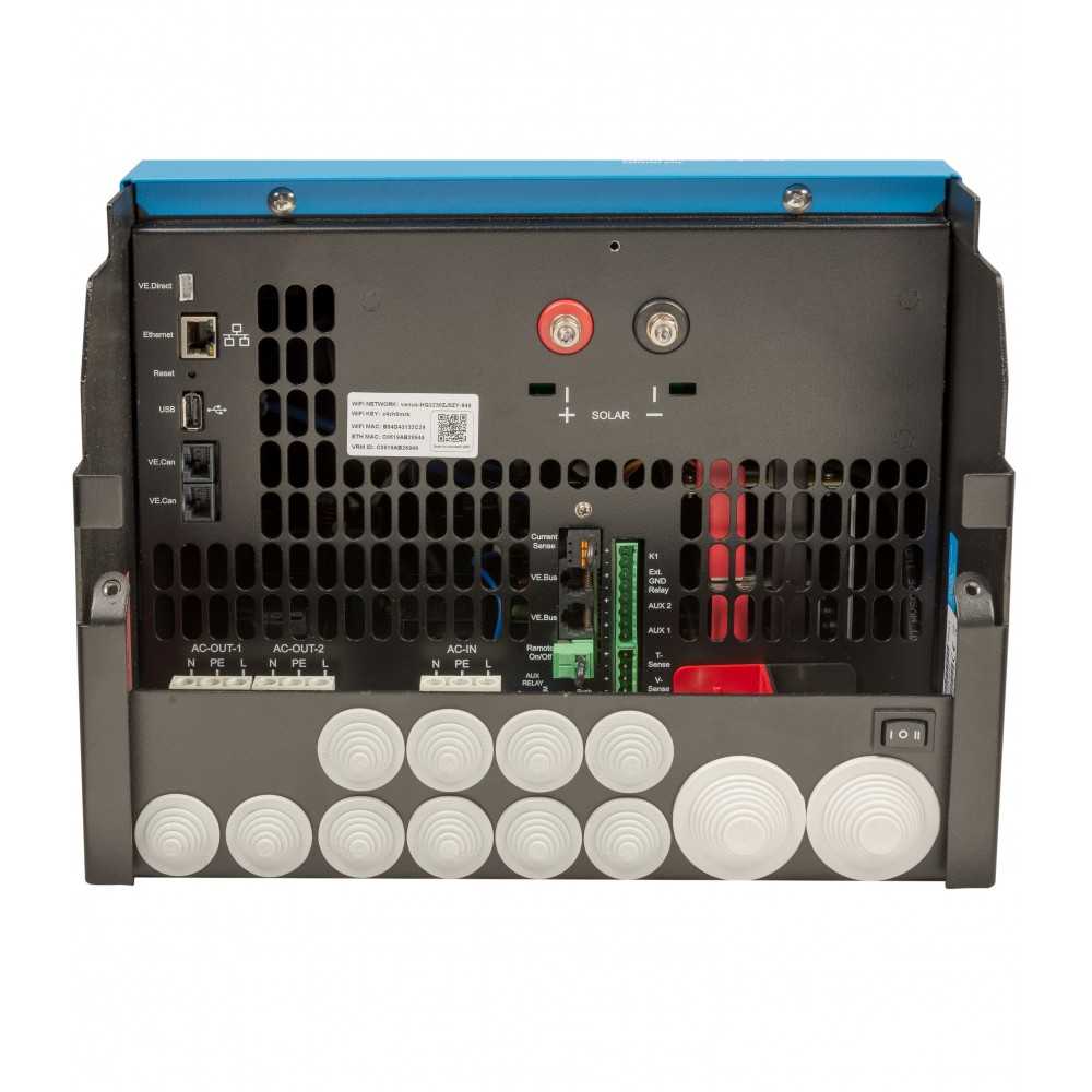 Kit Fotovoltaico 4,5kW Off Grid con Inverter Victron EasySolar II 48V 5kW e Batterie LiFePo4 Pylontech PELIO 51.2V 10.24kWh