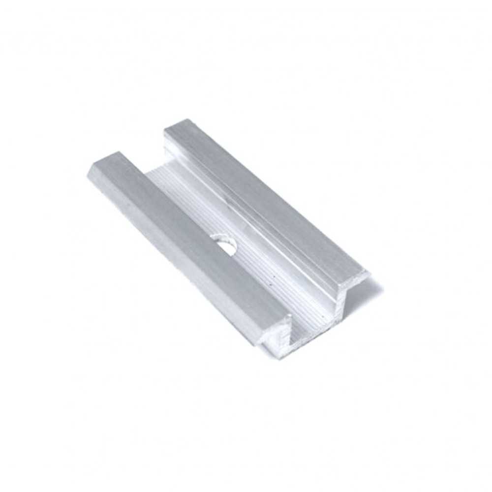 Megafix Aluminum central clamp made for fixing panels 36x70mm