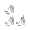 Adjustable mounting kit h30 2 panels with brackets for sloping roofs