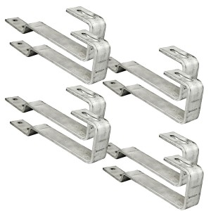 Fissaggio 3 pannelli h30 con staffe fisse per tetto inclinato frame 30mm