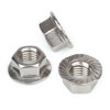 Stainless steel A2 Flange nut M10 Art.9345 DIN 6923