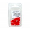 Faston Maschio Rosso Linguetta 6.35x0.8mm Cavo 0.5:1.5mmq 10PZ