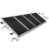 Adjustable mounting kit h30 with brackets for sloping roof 4 solar panels