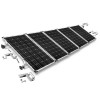 Adjustable mounting kit h30 with brackets for sloping roof 5 solar panels
