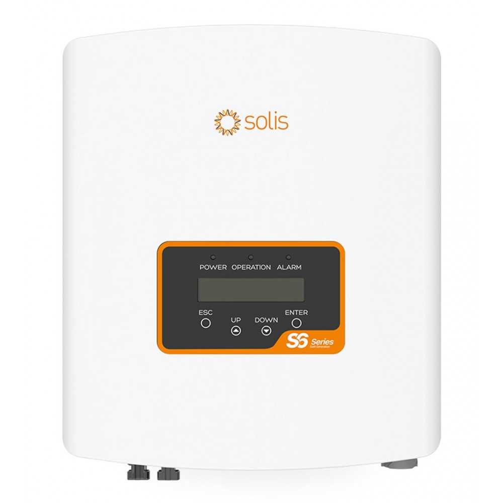 Photovoltaic Kit 4kW single-phase with Solis S6-GR1P3K-M 3kW Inverter for grid connection