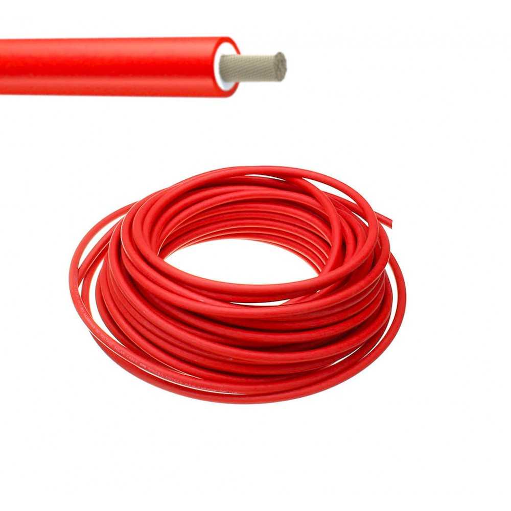 Red Unipolar Photovoltaic Cable 10 sqmm Sold by the meter
