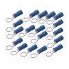100 piece pack Pre-insulated blue ring terminal for cable 1,5:2,5sqmm Screw D.8mm BF-M 8