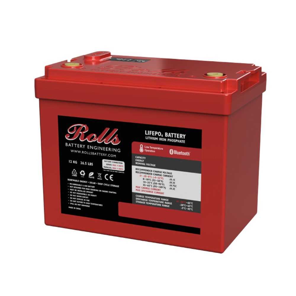 Rolls S24-100LFP Batteria LiFePO4 24V 100Ah 2560Wh RSS24100LFP