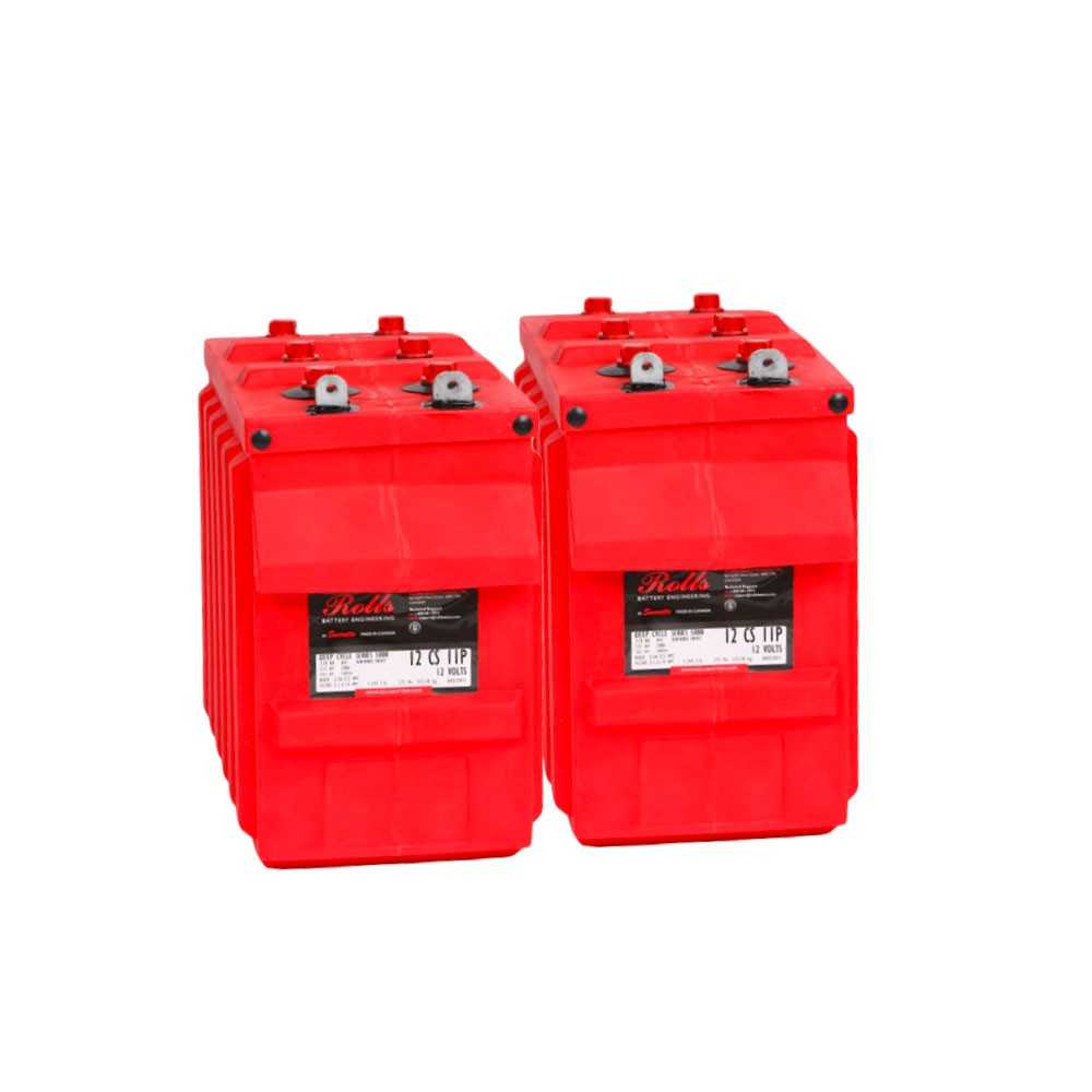 Rolls 12CS11P Banco Batterie 24V 12.07kWh C100 Serie 5000