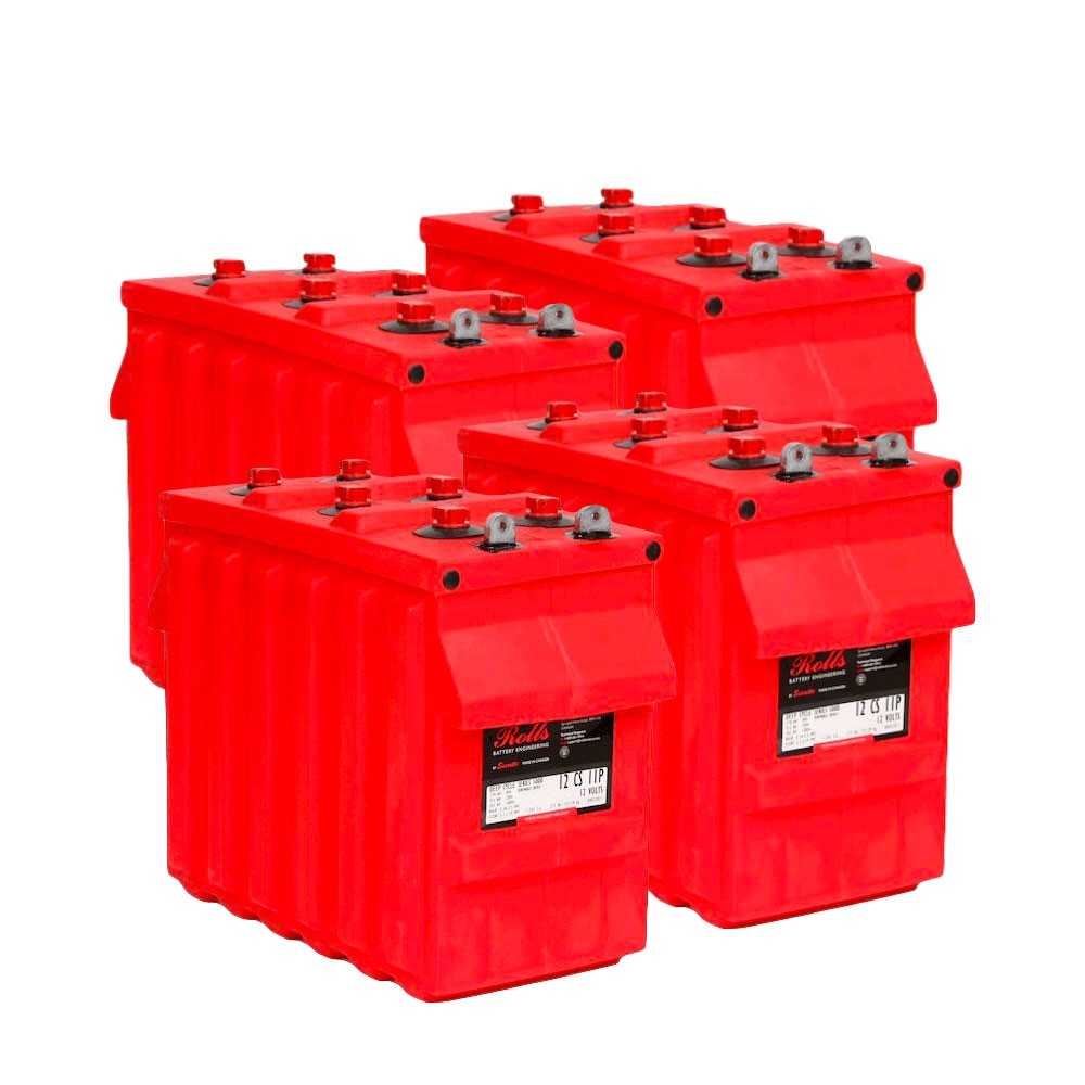 Rolls 12CS11P 48V 24.14kWh Battery Bank C100 Series 5000