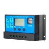 20A 12-24V PWM Solar Charge Controller with 2 USB output 5V/2A Max