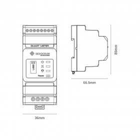 GoodWe GM1000 120A 40mA 230Vac Single-Phase Smart Power Sensor