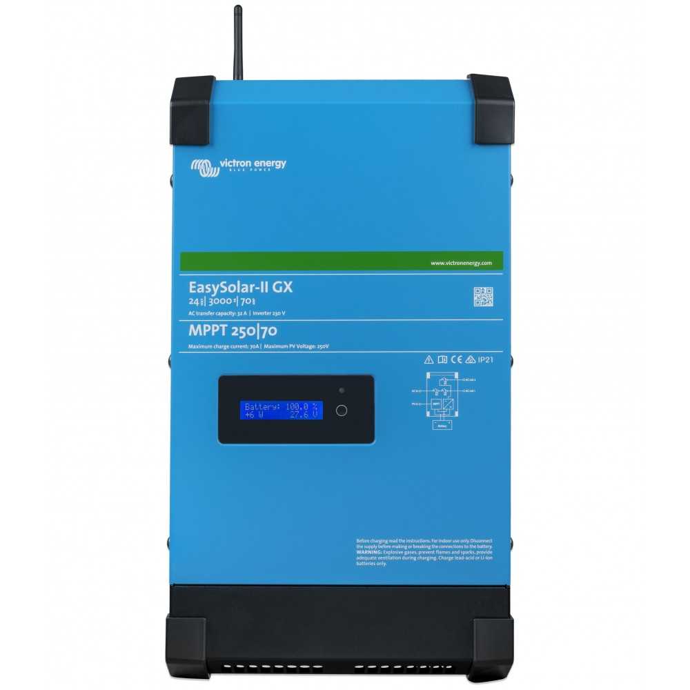 Off Grid Cabin Home Kit 24V 2.25kW with 3kVA Inverter LiFePO4 2560Wh Battery