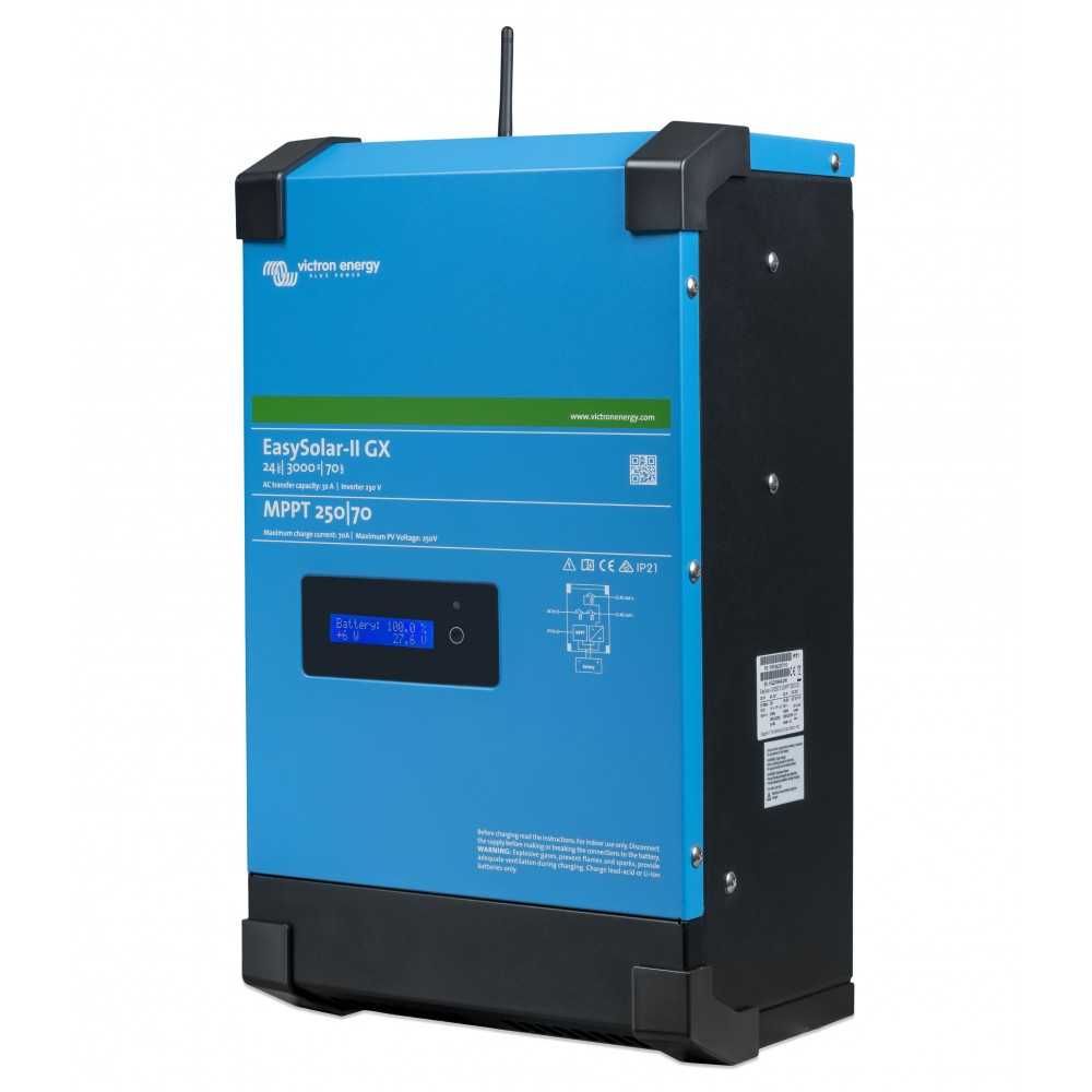 Off Grid Cabin Home Kit 24V 2.25kW with 3kVA Inverter LiFePO4 2560Wh Battery