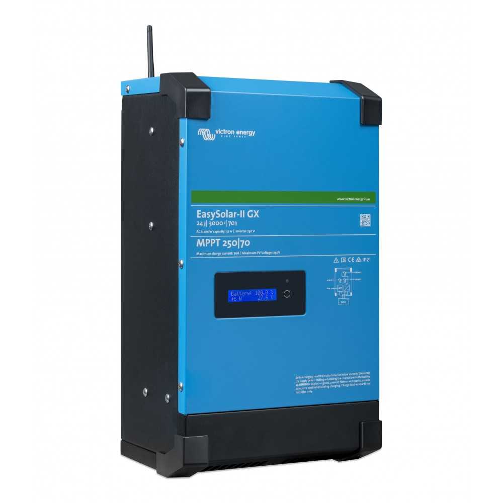 Off Grid Cabin Home Kit 24V 2.25kW with 3kVA Inverter LiFePO4 2560Wh Battery