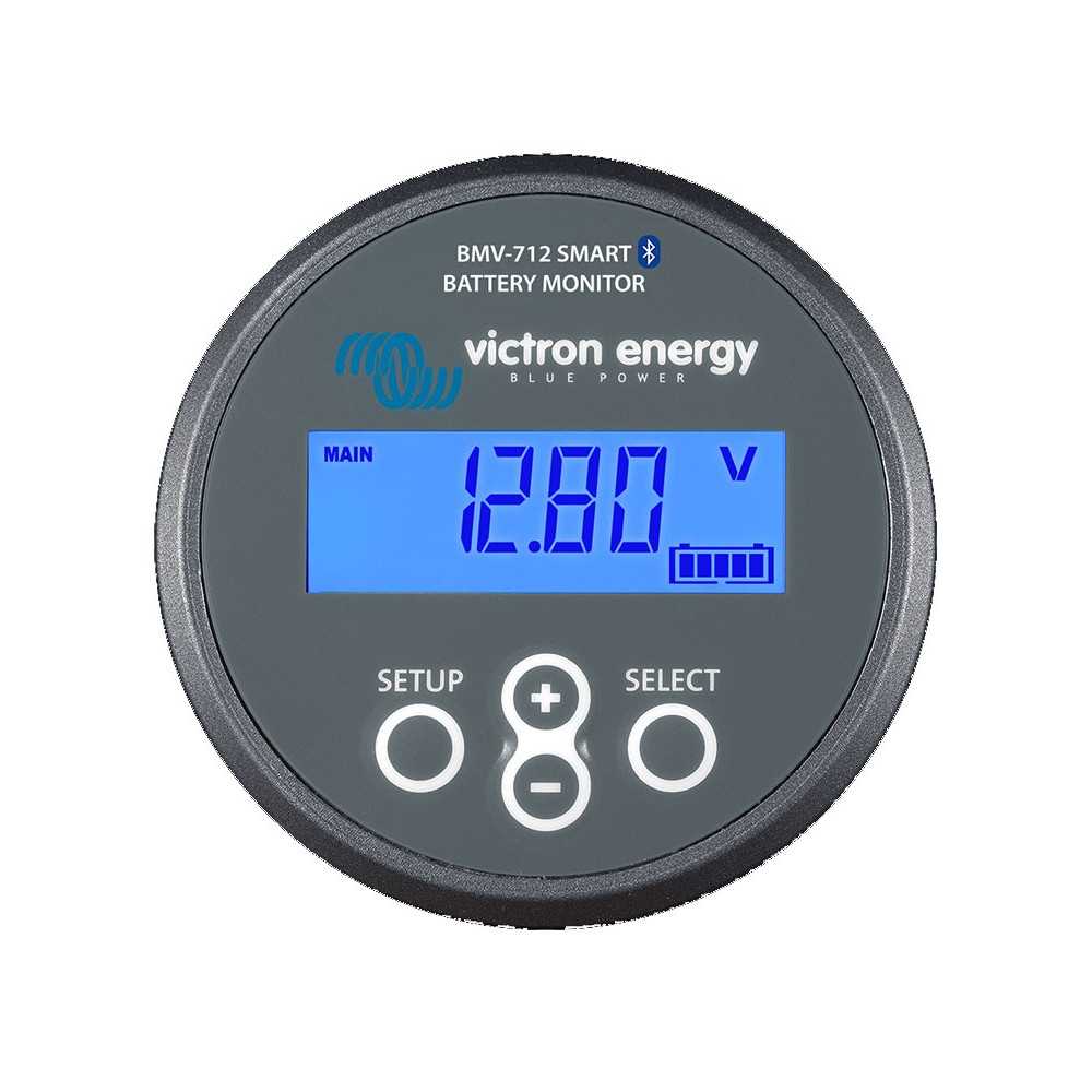 Victron BMV 712 Smart Monitor 2 Batterie 6,5-70 VDC completo di cavi e shunt