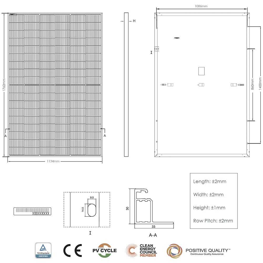 Jinko Solar JKM435N-54HL4R-B Full Black 1000V 435Wp Modulo Monocristallino Full Black 36pz