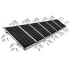 Mounting kit 6 solar panels with h35mm frame for pitched roof