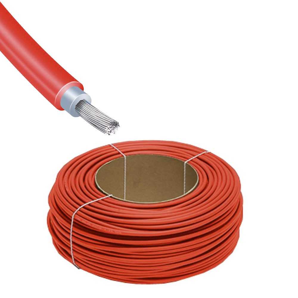 KBE EN50618 6mmq 100m Red Photovoltaic Cable