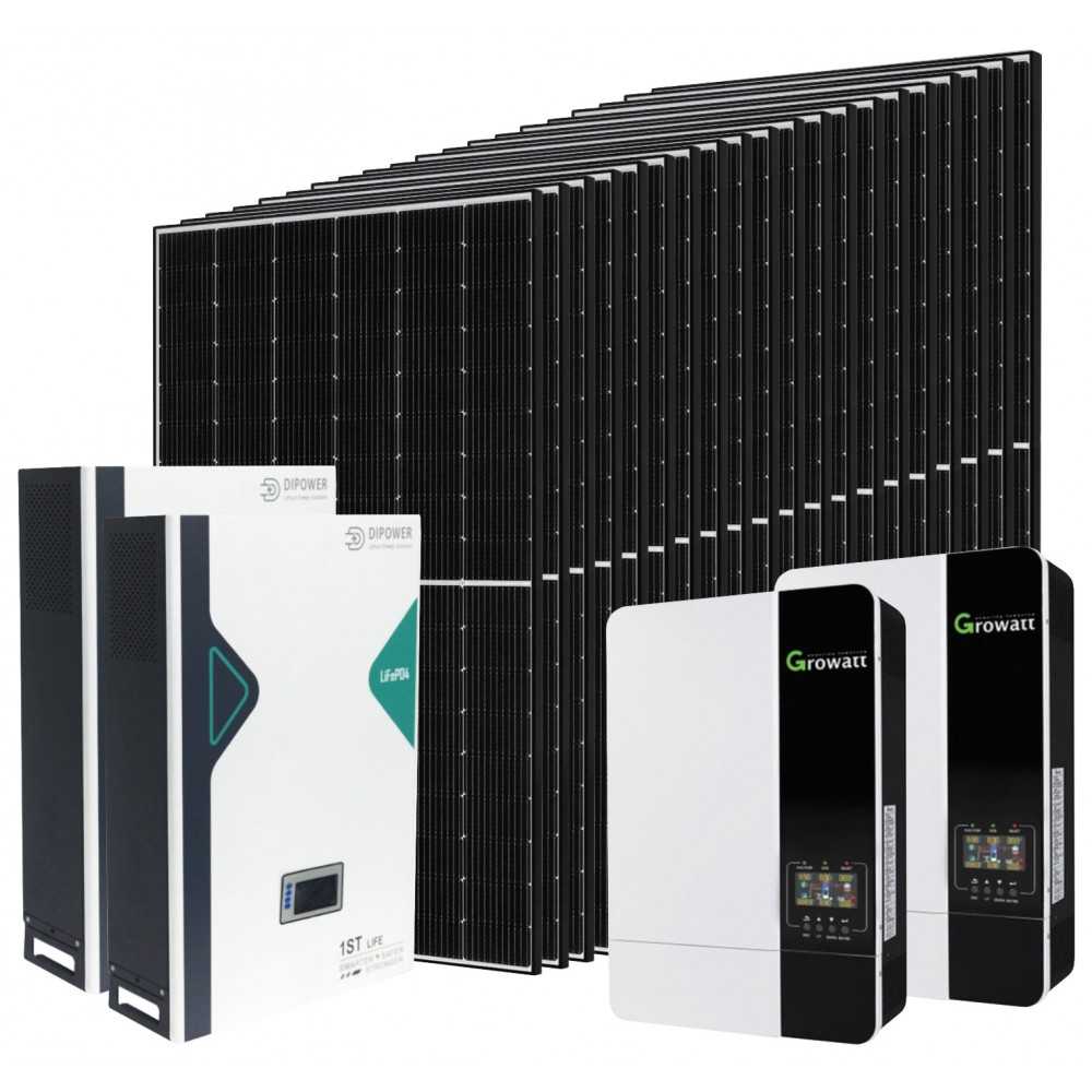 48V 8.8kWh Photovoltaic Kit with 10kVa Inverter 10.24kWh Battery