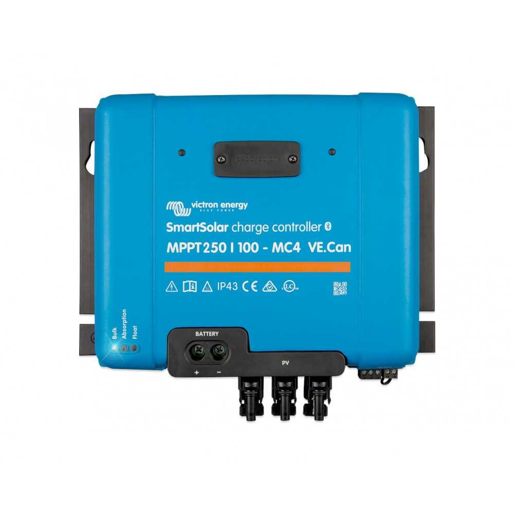Victron SmartSolar MPPT 250/100-MC4 12/24/48V 100A Regolatore di carica con Bluetooth