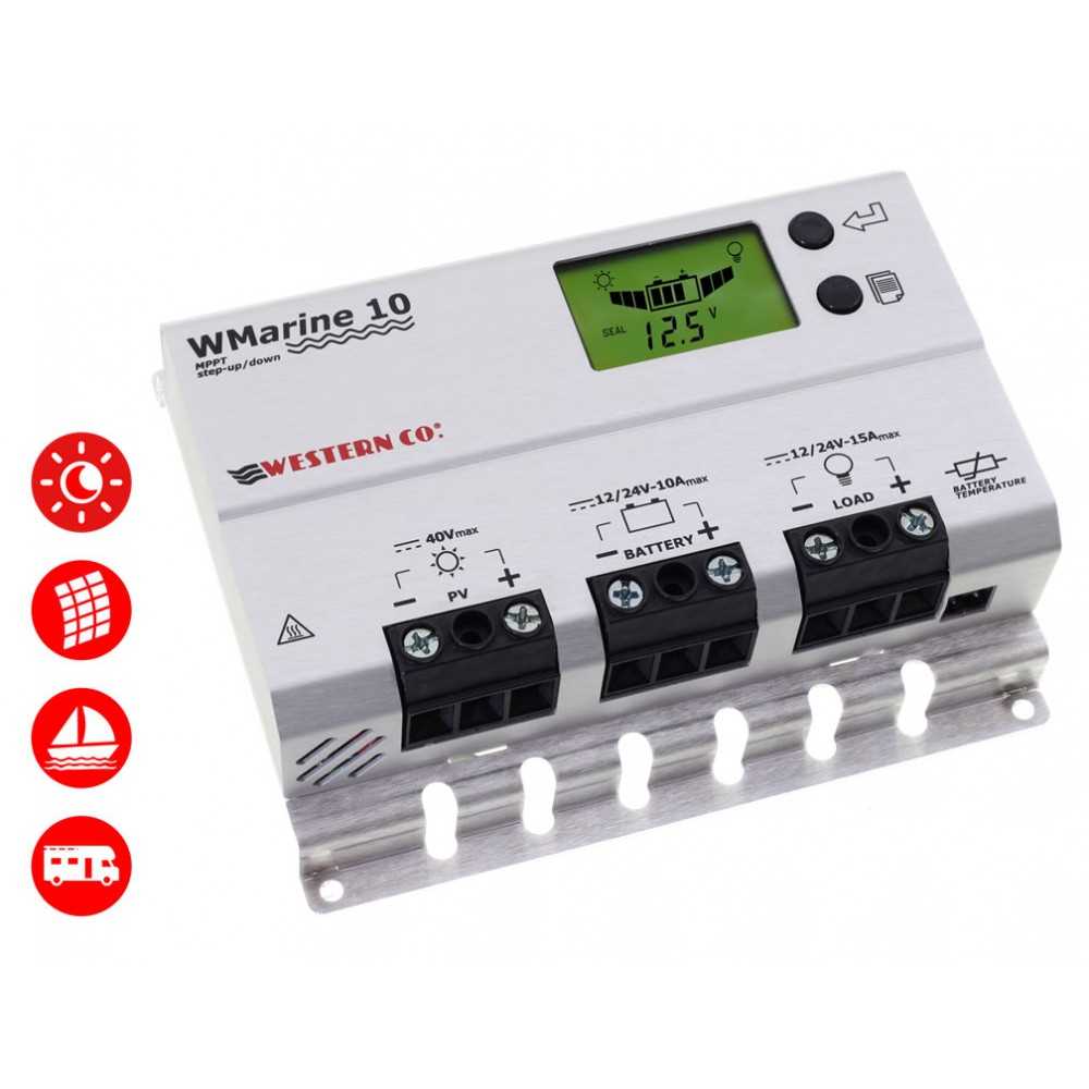 Western WMarine 10 12/24V 10A MPPT Charge Controller