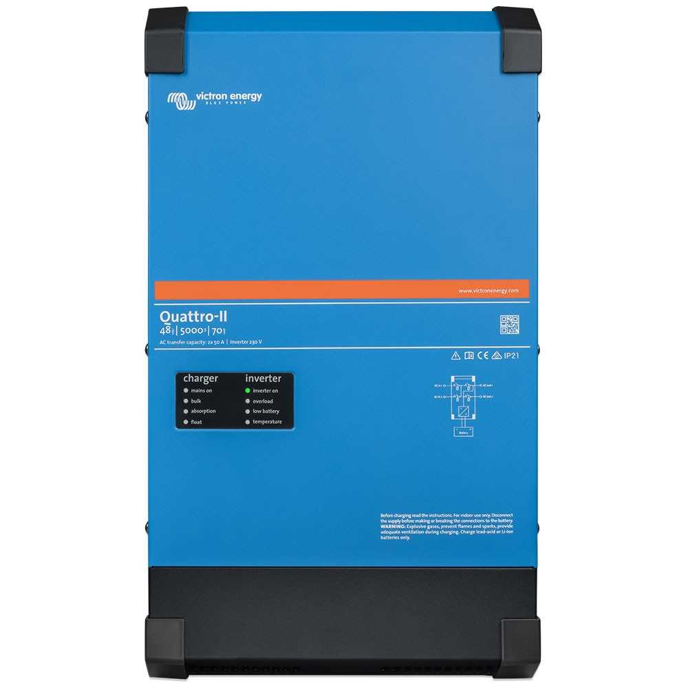 Victron Energy Quattro 48/5000/70-50 Inverter 48V 5kW Battery Charger 70A