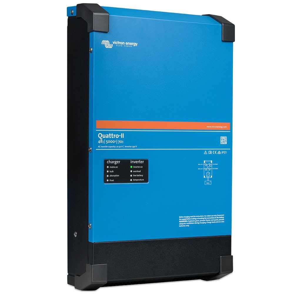 Victron Energy Quattro 48/5000/70-50 Inverter 48V 5kW Battery Charger 70A