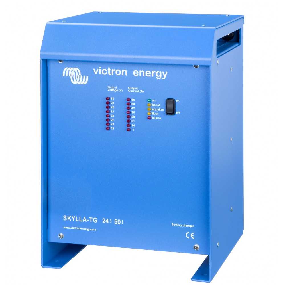 Victron Skylla-TG 24/50 Caricabatterie 24V 50A 2 Uscite 50A + 4A banco batterie 150/500Ah