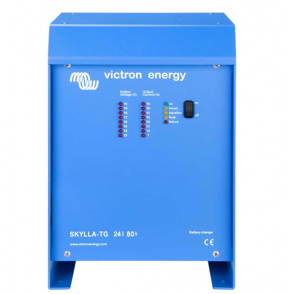Victron Skylla-TG 24/80 Caricabatterie 24V 80A 2 Uscite 80A + 4A banco batterie 400/800Ah