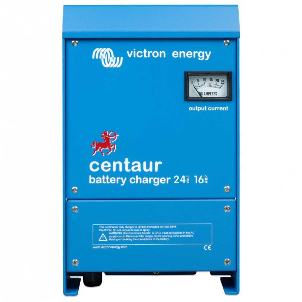 Victron Centaur 24/16 Caricabatterie 24V 16A 3 Uscite per batterie da 45/150Ah