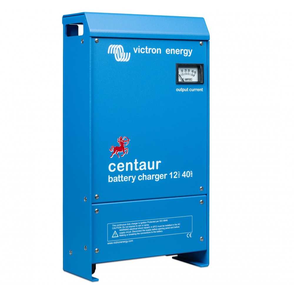 Victron Centaur 12/40 Caricabatterie 12V 40A 3 Uscite per batterie da 160/400Ah