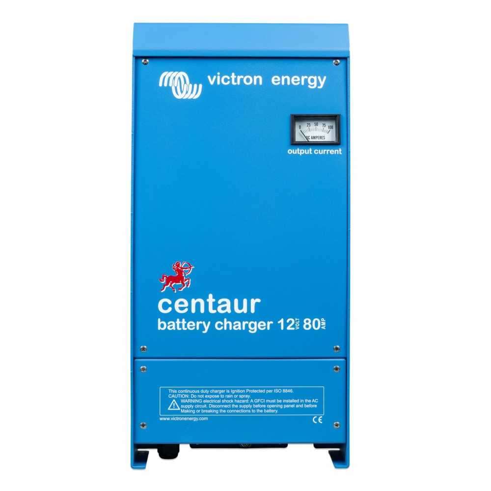 Victron Centaur 12/80 Caricabatterie 12V 80A 3 Uscite per batterie da 320/800Ah