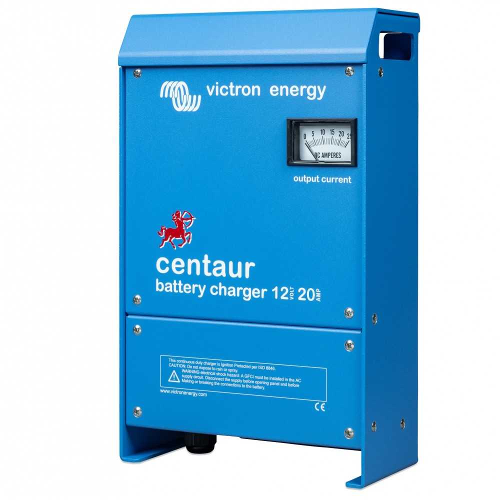 Victron Centaur 12/20 Caricabatterie 12V 20A 3 Uscite per batterie da 80/200Ah