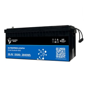 Ultimatron LiFePO4 36V 100Ah UBL-36-100 Batteria al Litio Smart BMS Bluetooth