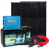 Kit Camper Barca 12V 300W + 2 LiFePO4 100Ah + SmartSolar MPPT 100/30 + Kit Cavi