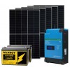 Kit Off Grid Baita Casa 24V 2kW con Inverter 3kVA Batteria LiFePO4 2560Wh