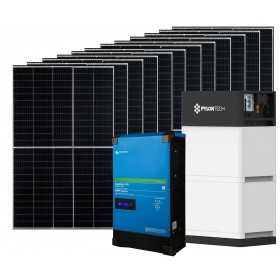 Kit Fotovoltaico 4,5kW Off Grid con Inverter Victron EasySolar II 48V 5kW e Batterie LiFePo4 Pylontech PELIO 51.2V 10.24kWh