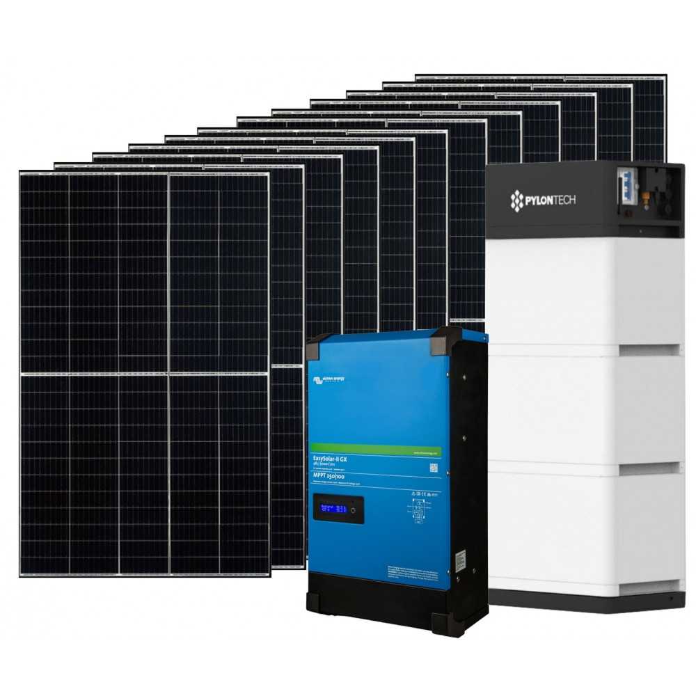 48V Home Off Grid Kit with 5kW Inverter 4.92kW Panels 10kW Battery