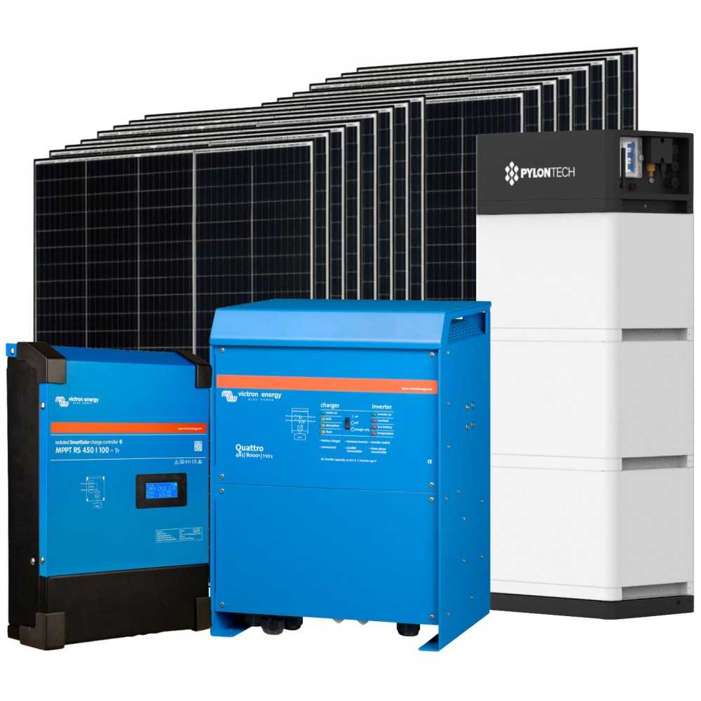 Home Off Grid Kit 48V with 8kW Inverter 6.56kW Panels 10kW Battery 5.76kW MPPT