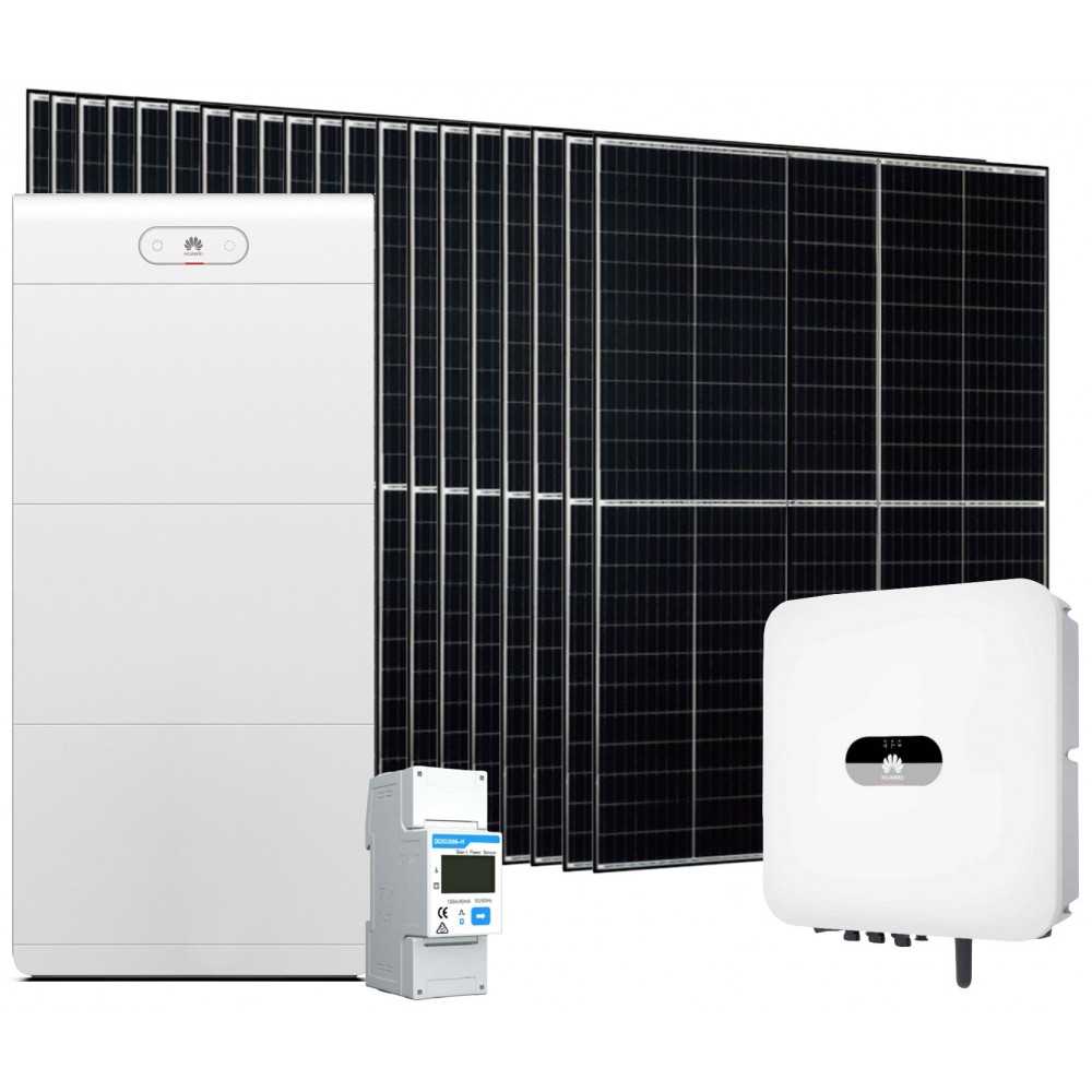 Kit fotovoltaico 6kw 9000W Plus Monofase On Grid con Accumulo Batteria Huawei 21kW