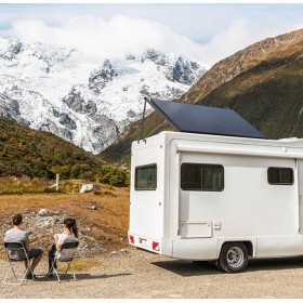 Kit Fotovoltaico M1+ 12V 820W per alimentare Camper Barca All-in-One accumulo 5120Wh Inverter 1600