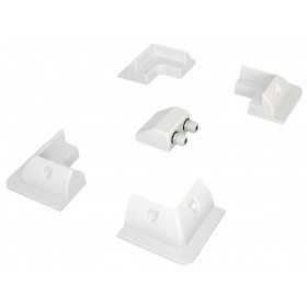 Spark 7PC Staffe Di Montaggio Per Pannelli Solari: Angolari E Laterali In ABS Per Camper, Barche E Tetti, Senza Fori