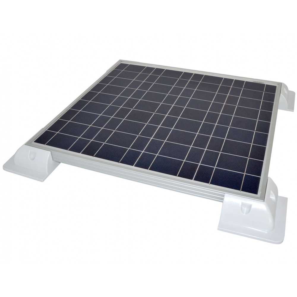 Set 5 supporti angolari in ABS per pannelli fotovoltaici su Camper Barca