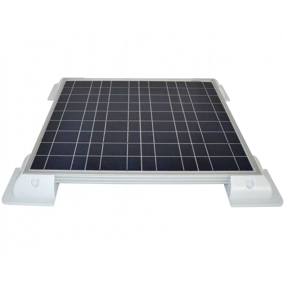 Set 5 supporti angolari in ABS per pannelli fotovoltaici su Camper Barca