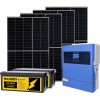 Kit Fotovoltaico 24V 1640W con Inverter 3,6kVA Batteria LiFePO4 5,12kWh