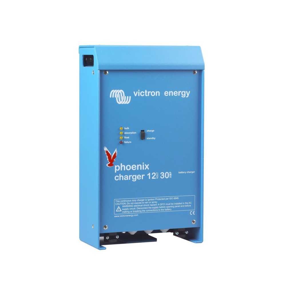 Victron Phoenix 12/50 Caricabatterie 12V 50A 2 Uscite + 1 da 4A per batterie 200/800Ah