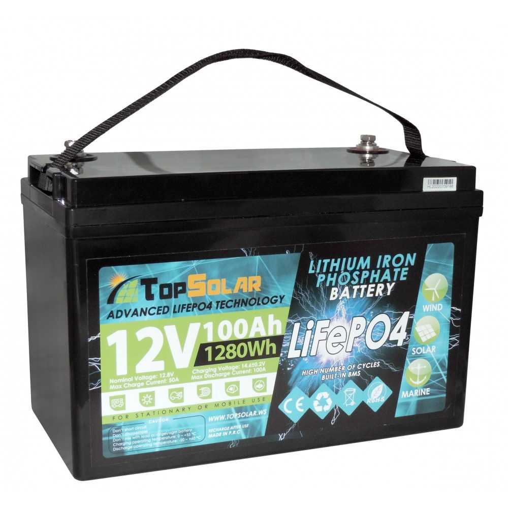 24V 1200W Photovoltaic Kit with 3.6kVA Inverter 2.56kWh LiFePO4 Battery