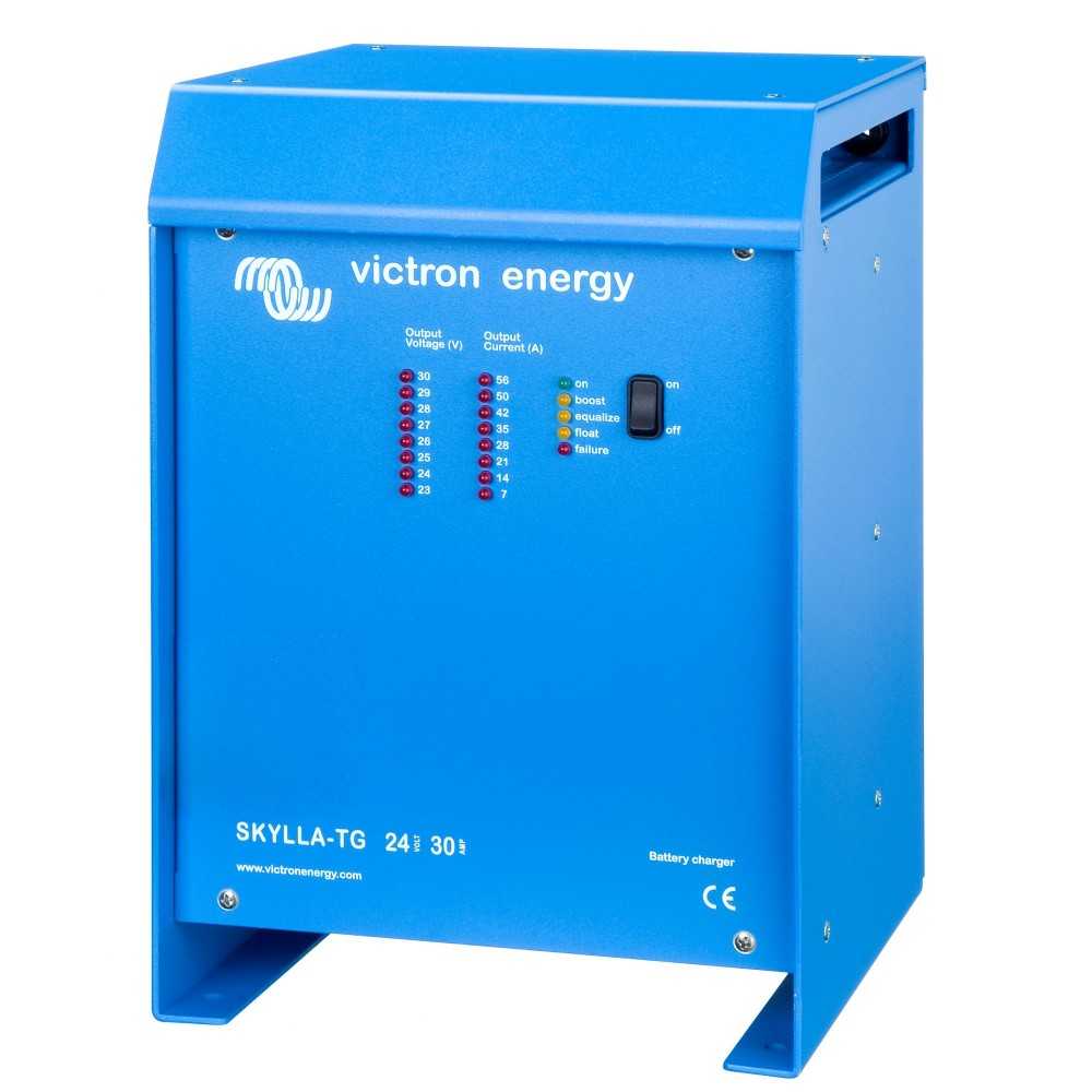 Victron Skylla-TG 24/30 Caricabatterie 24V 30A 2 Uscite 30A + 4A banco batterie 150/500Ah